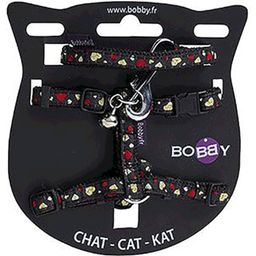 Bobby Set Pettorina per Gatti LOVELY - Nero