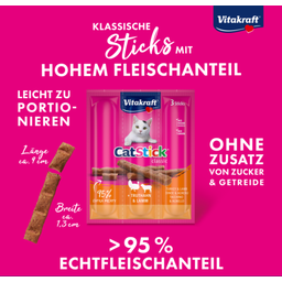 Vitakraft Katzensnack Cat Stick® + - Truthahn & Lamm