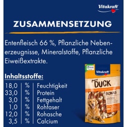 Vitakraft Duck Bonas® Calciumknochen Ente - 80 g