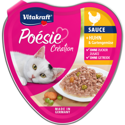 Vitakraft Katzennassfutter Poésie® + - Huhn & Gartengemüse in Sauce