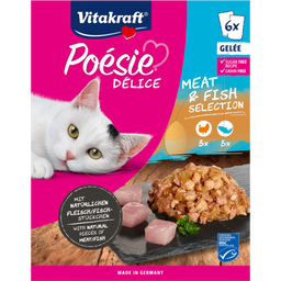 Vitakraft Poésie®Délice Gelée, Meat&Fish MSC - 510 g