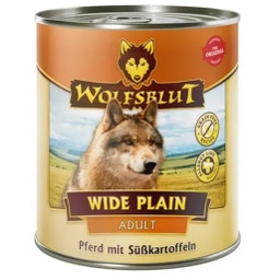 Mokra pasja hrana Wide Plain Adult - konj s sladkim krompirjem - 800 g