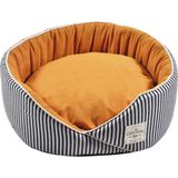 Bobby Okrogla postelja Lili 45x45 cm oranžna