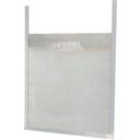 Kerbl Drsna aluminijasta vrata za kokoši - 430 x 400 mm