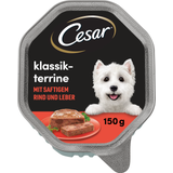 Klassik-Terrine alutálkás eledel finom marhahússal és májjal, 150g