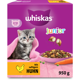 Whiskas Száraztáp Junior csirke - 950 g