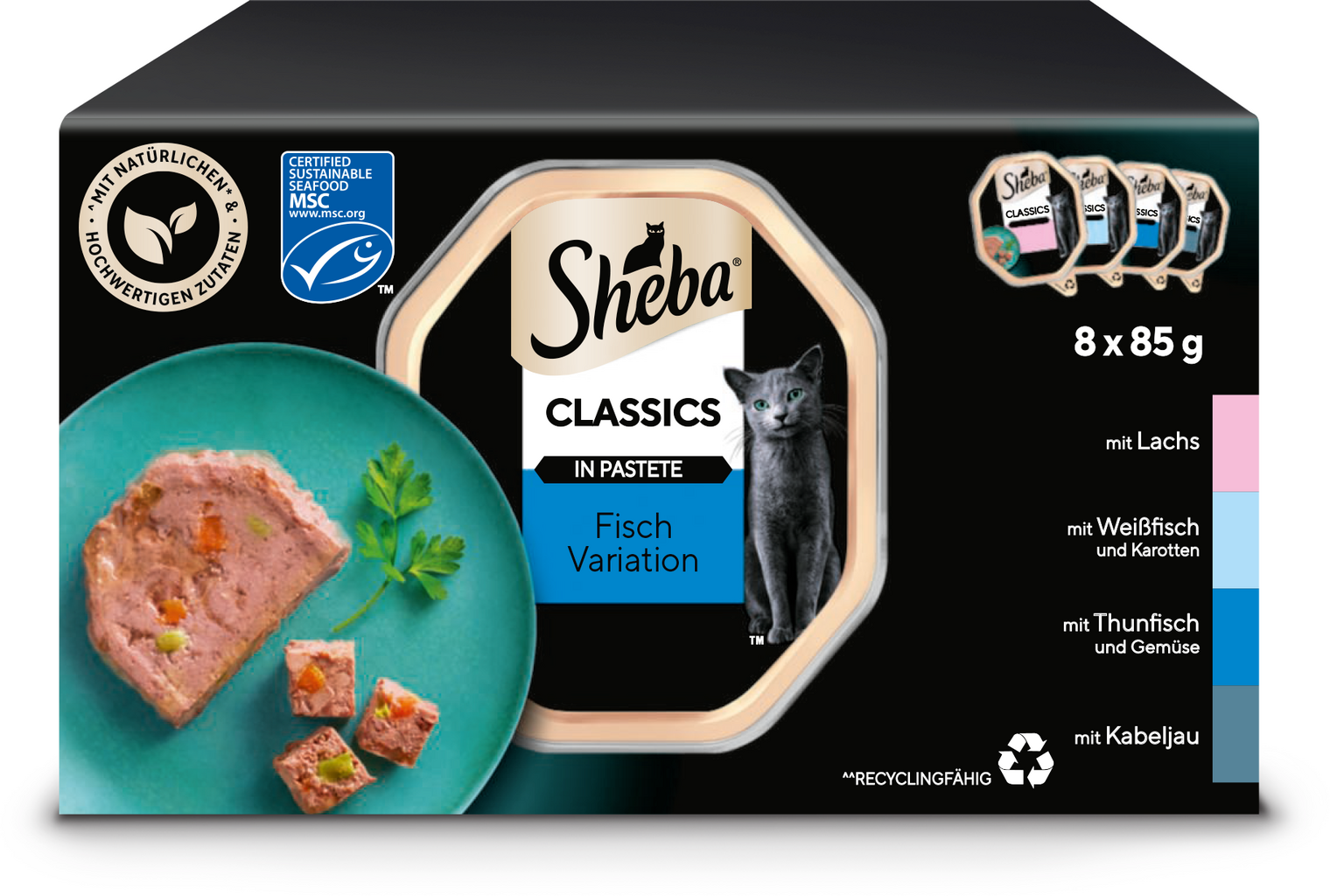 Classics in Pastete Fisch Variation 8x85g