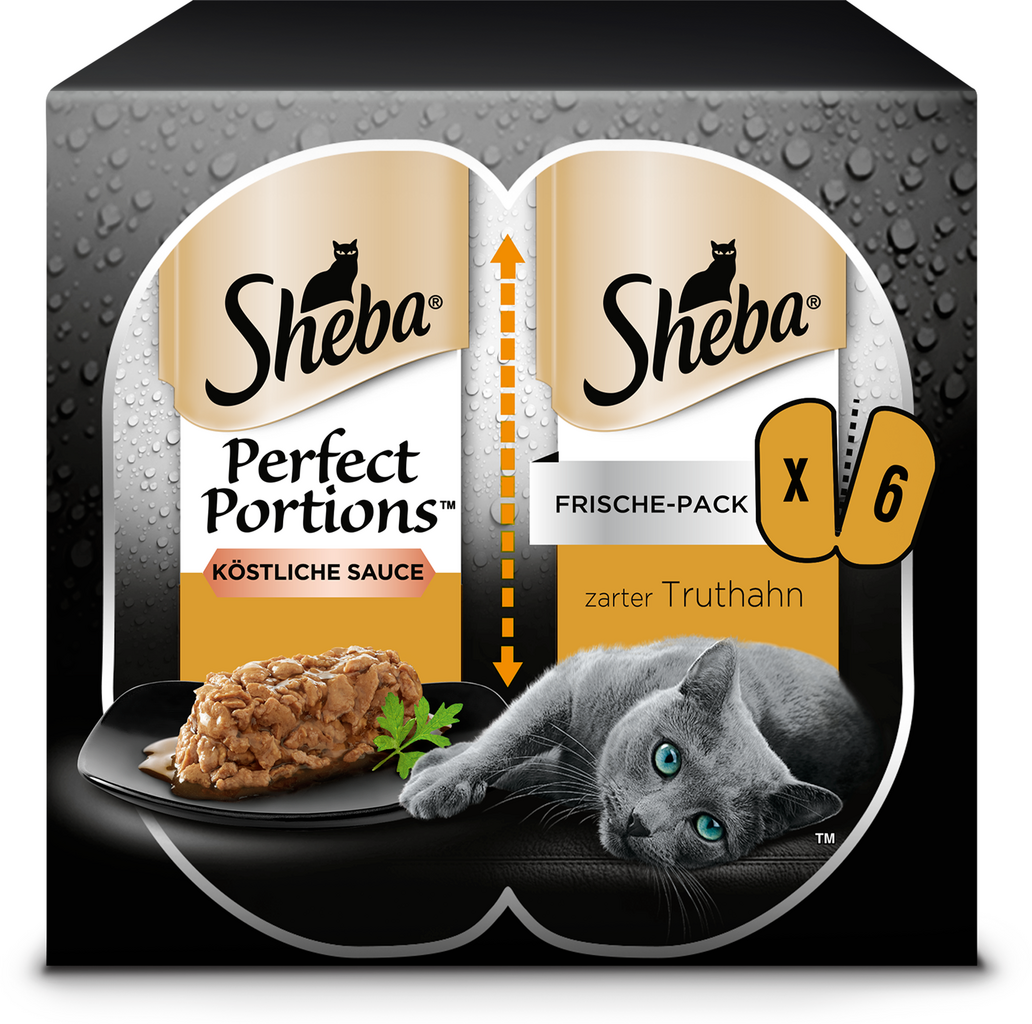 Perfect Portions in Sauce mit Truthahn 6x37,5g