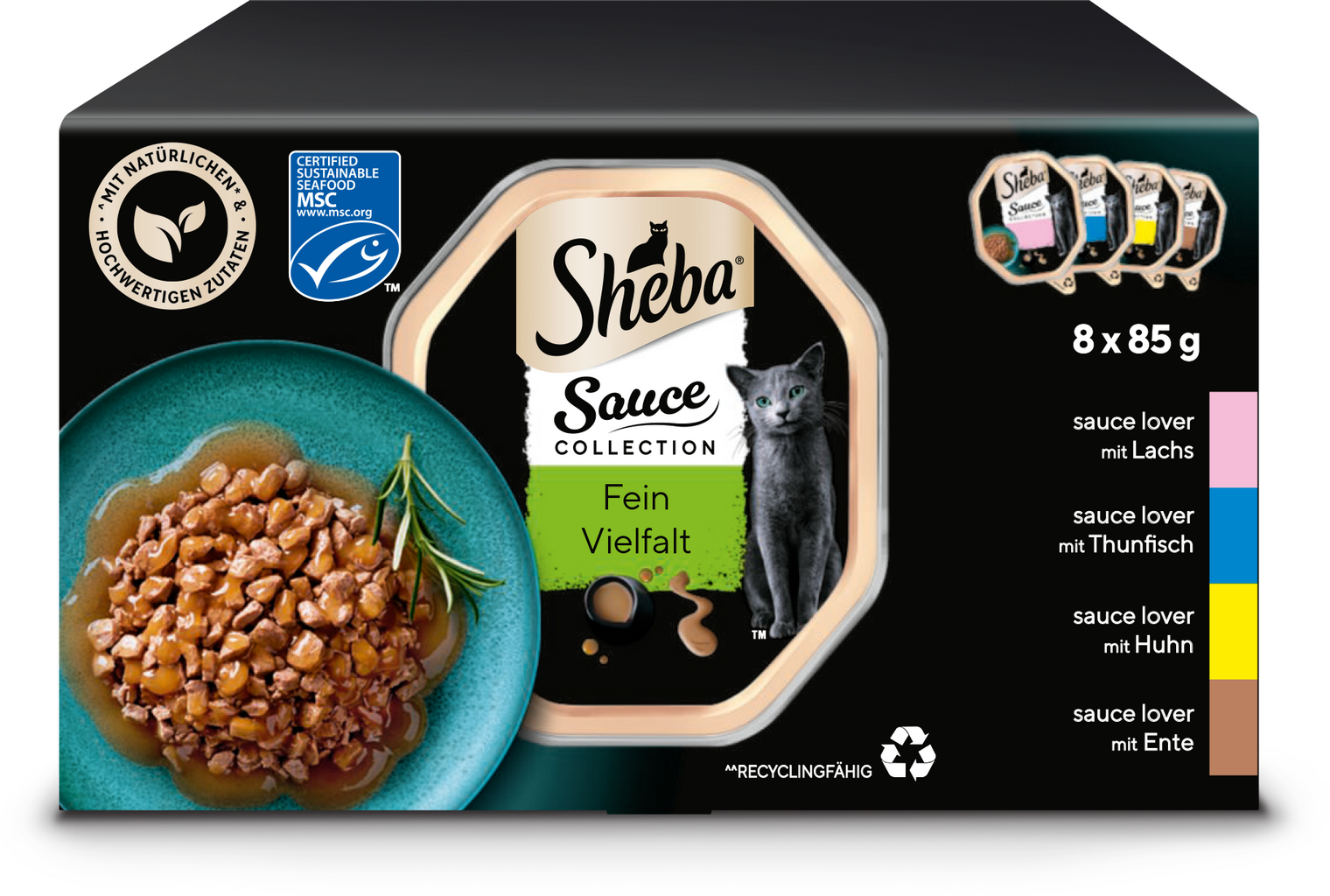 Sauce Lover in Sauce Feine Vielfalt 8x85g