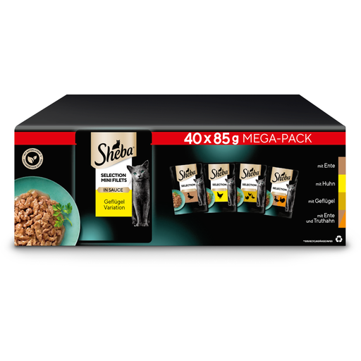 Frischebeutel Selection in Sauce Geflügel Variation 40x85g