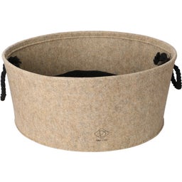 D&D HOME Designkorb Filz für Katzen beige - L