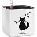 Lechuza Vaso da Tavolo - CUBE Glossy CAT 14 - bianco lucido