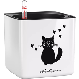 Lechuza Vaso da Tavolo - CUBE Glossy CAT 14 - bianco lucido