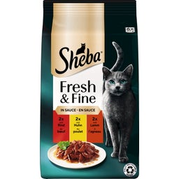 Fresh & Fine in Saus met Rundvlees en Kip 6x50g - 300 g