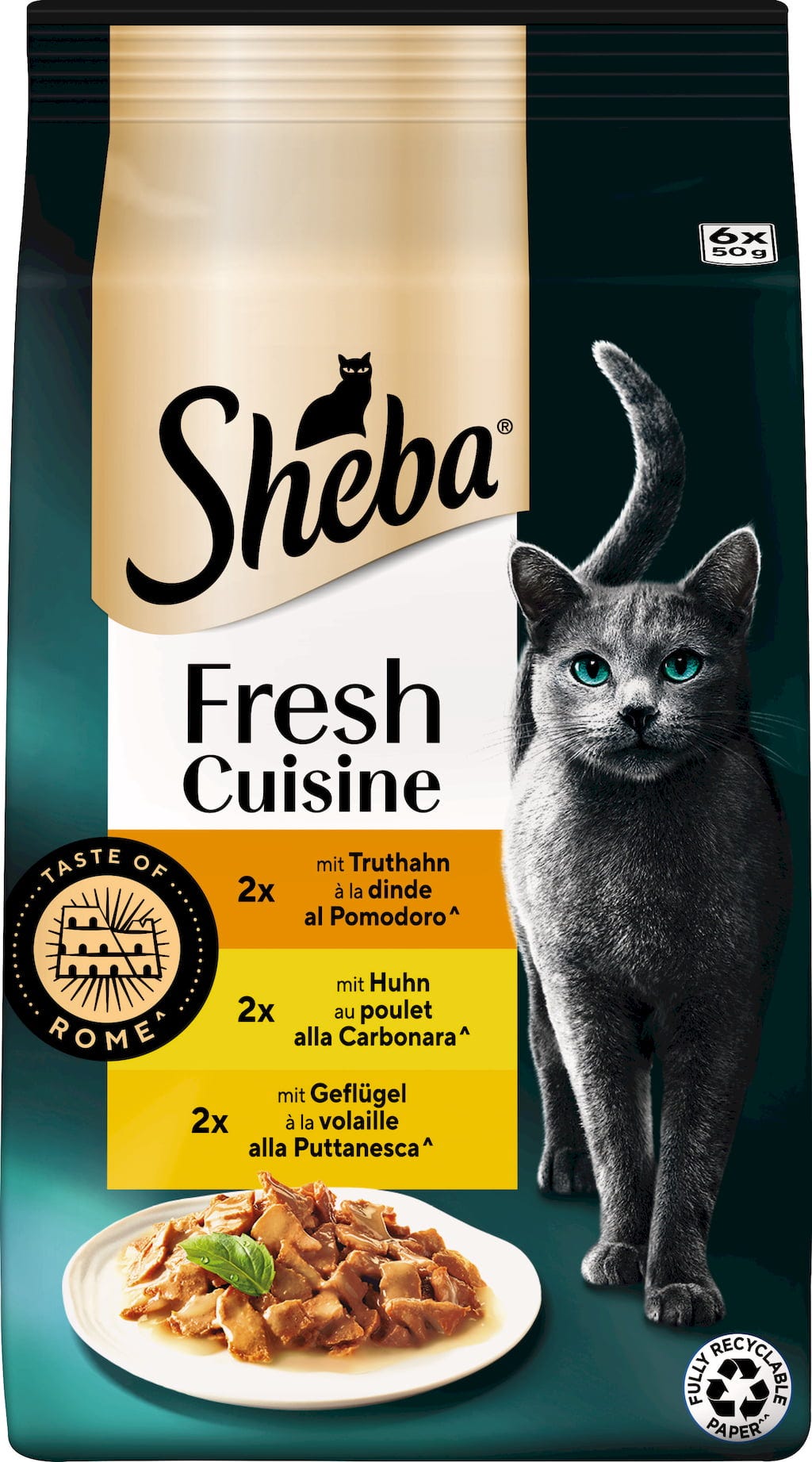Sheba Fresh Cuisine Taste of Rome 6x50g - 300 g