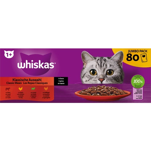 Megapack 80x85g Klassische Auswahl in Sauce 1+ - 6.800 g