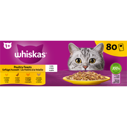 Szárnyas válogatás aszpikban 1+ nedves macskatáp - Megapack 80x85g - 6.800 g