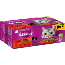 Whiskas Megapack 80x85g Klassieke in Saus 1+ - 6.800 g