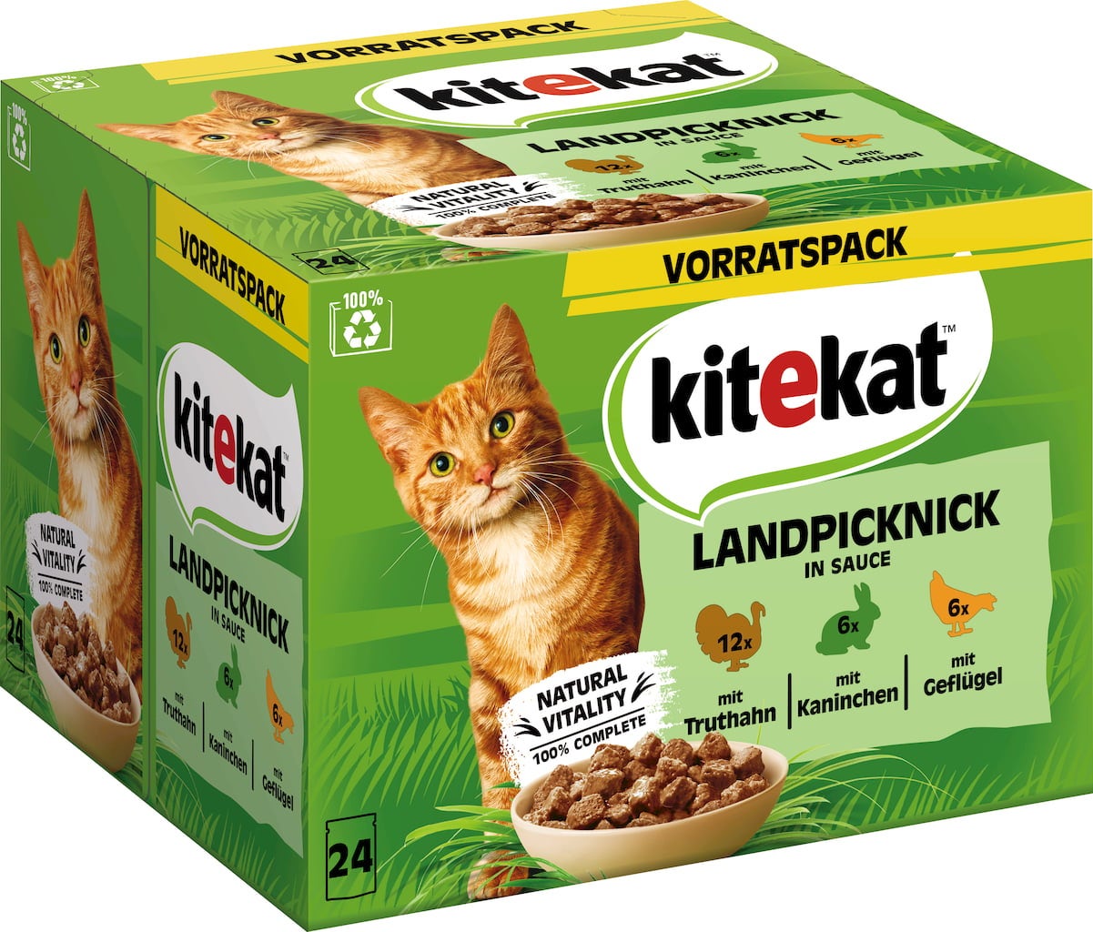 Frischebeutel 85g 24-Pack Landpicknick in Sauce