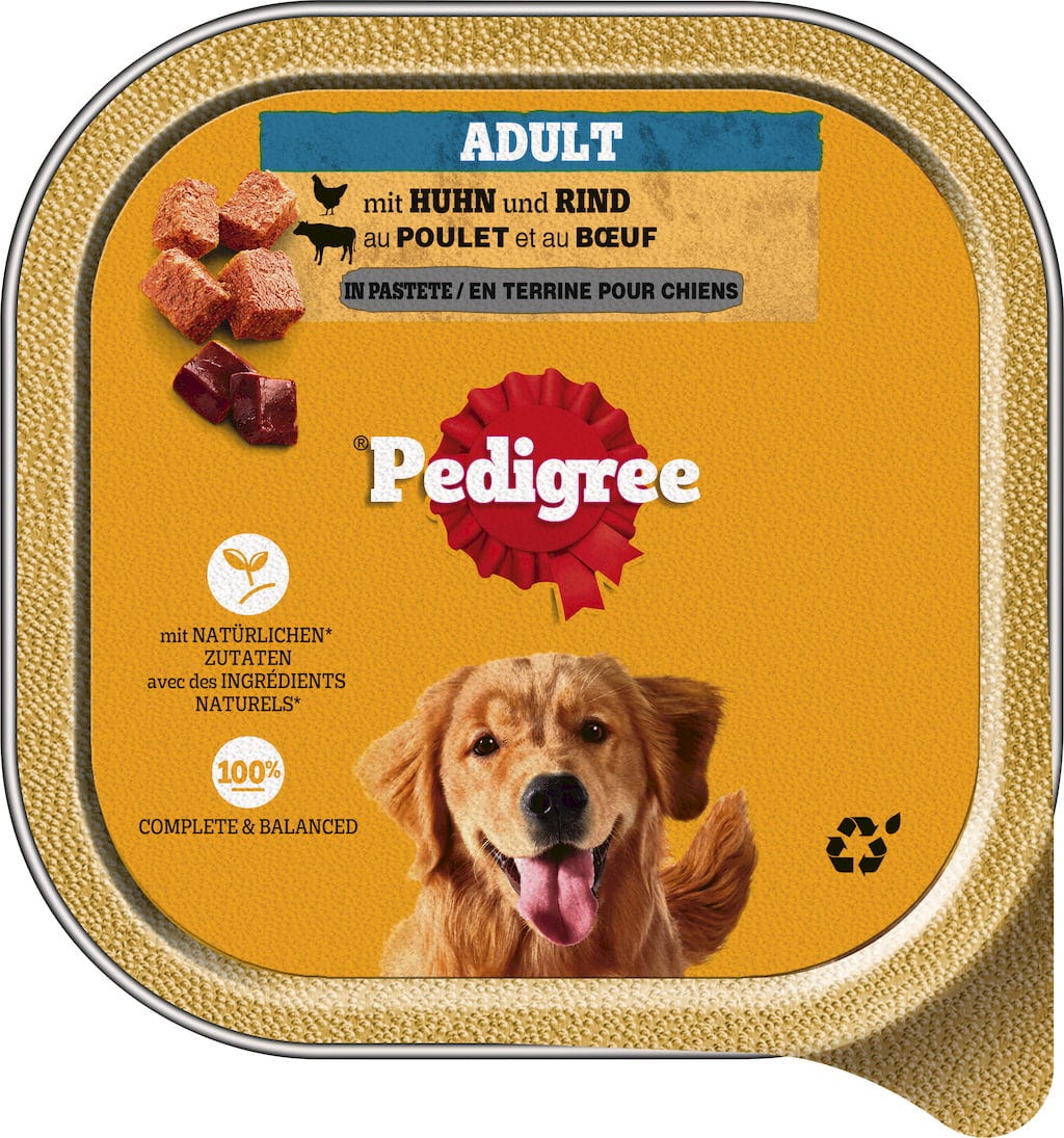 Pedigree Schale Pastete - Huhn und Rind