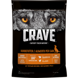Crave Dog Trocken mit Truthahn und Huhn - 1 kg