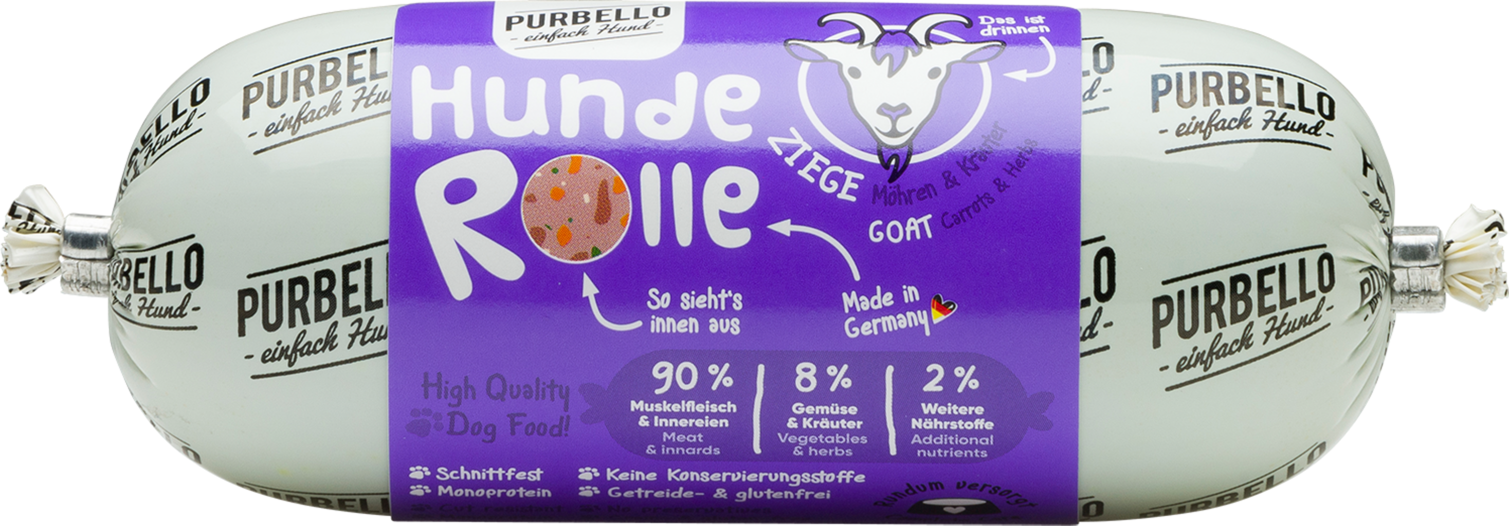 Purbello Hundewurst Ziege