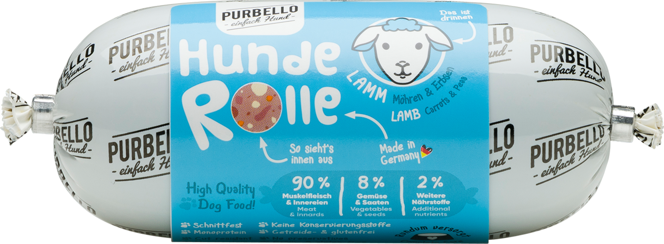 Purbello Hundewurst Lamm