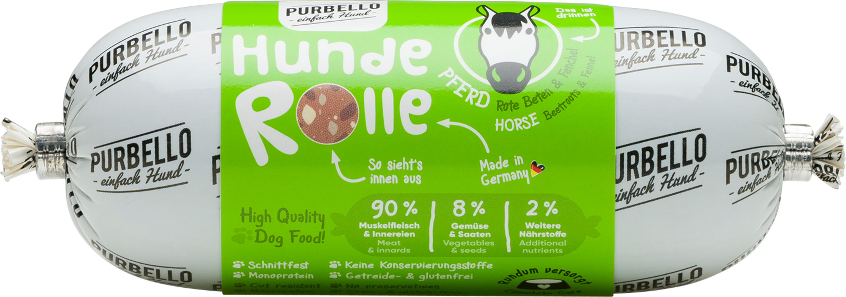 Purbello Hundewurst Pferd