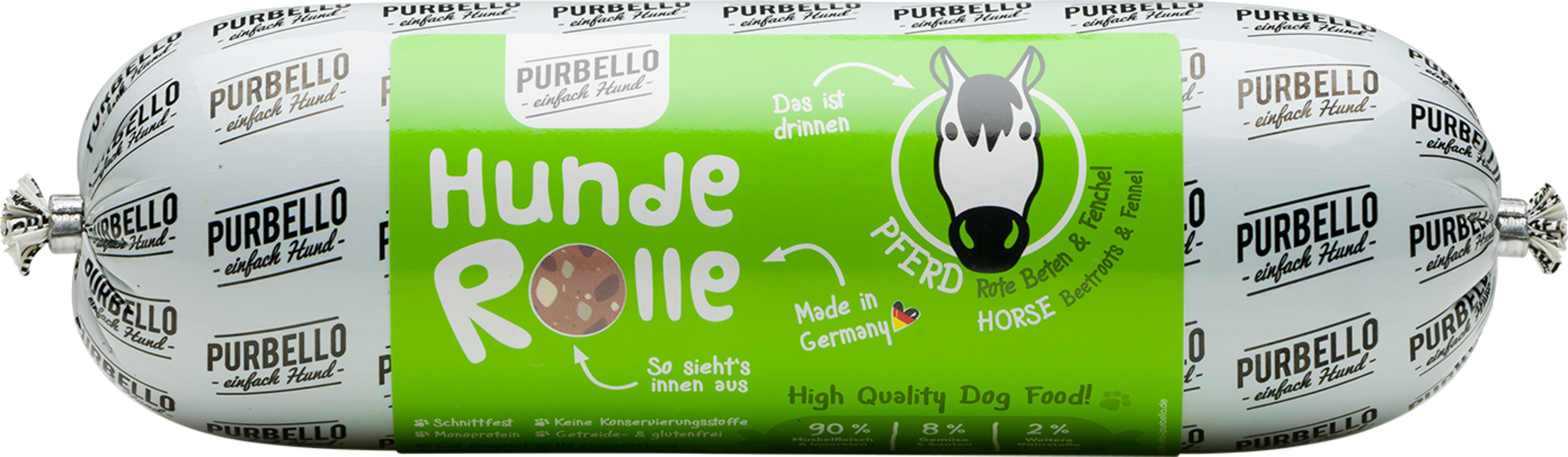 Hundewurst Pferd, 800 g