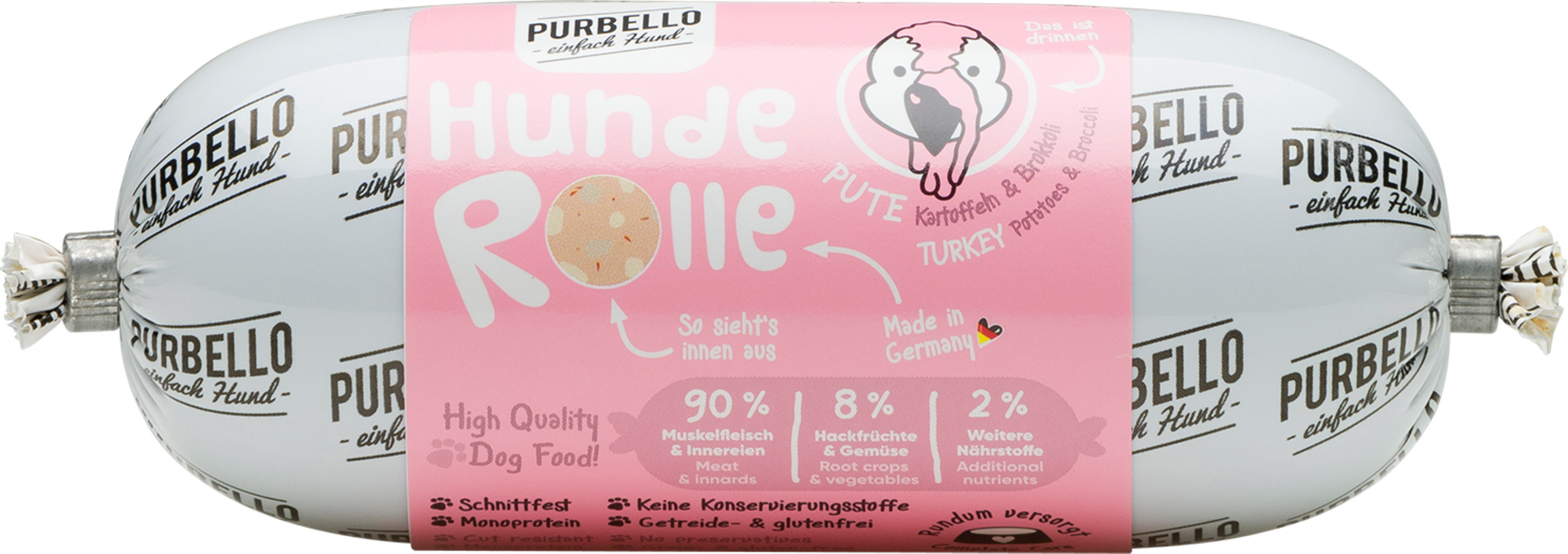 Purbello Hundewurst Pute - 200 g