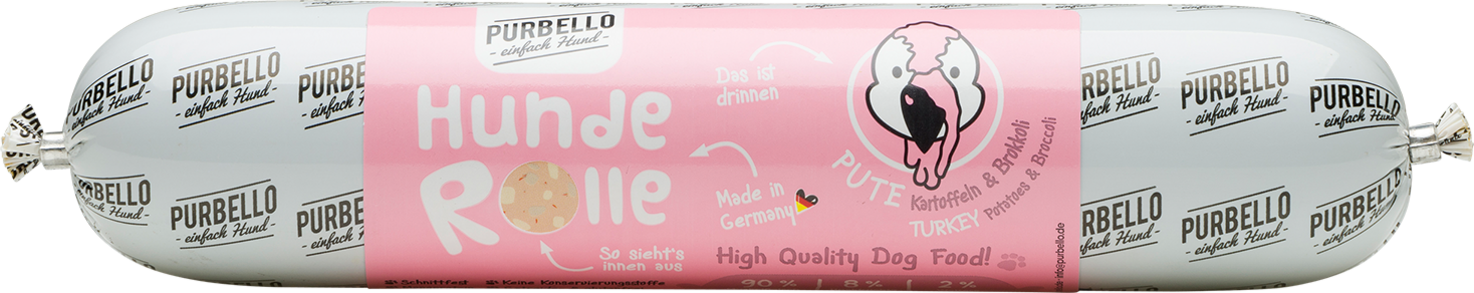 Purbello Hundewurst Pute - 400 g