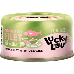 Lucky Lou Extra Food Thunfisch Gemüse in Broth - 70 g