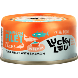 Lucky Lou Extra Food Thunfisch & Lachs in Broth - 70 g
