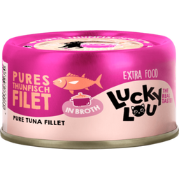 Lucky Lou Extra Food Thunfischfilet in Broth - 70 g