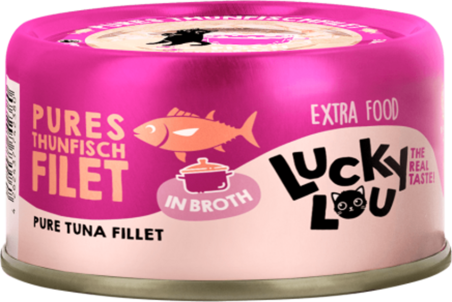 Lucky Lou Extra Food Thunfischfilet in Broth