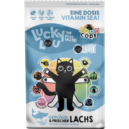 Lucky Lou Food Code Adult - Gevogelte & Zalm - 750 g