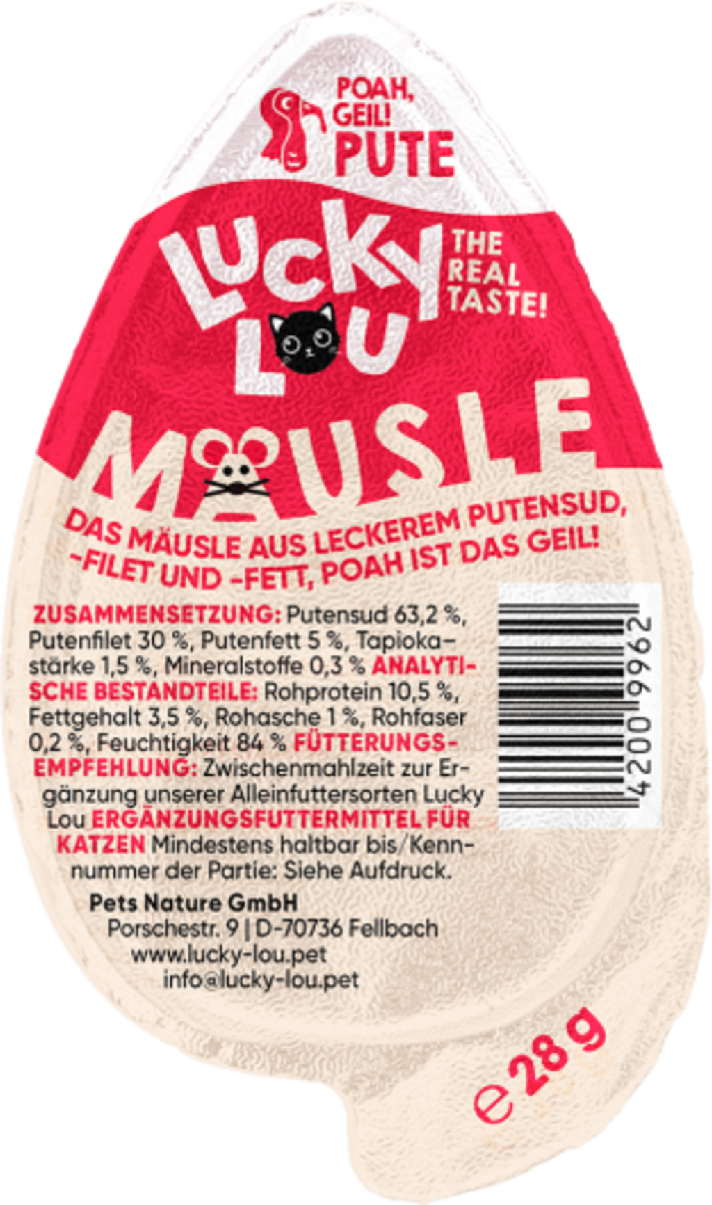 Lucky Lou Mäusle Pute