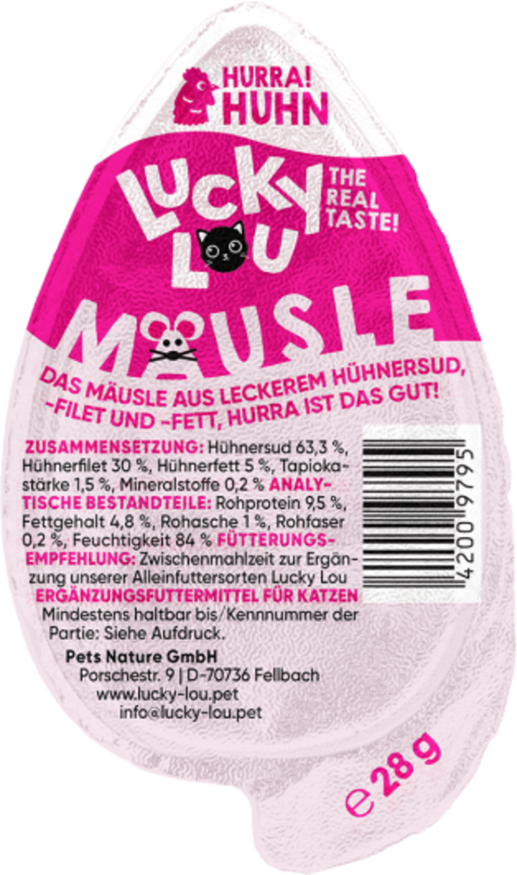 Lucky Lou Mäusle Huhn
