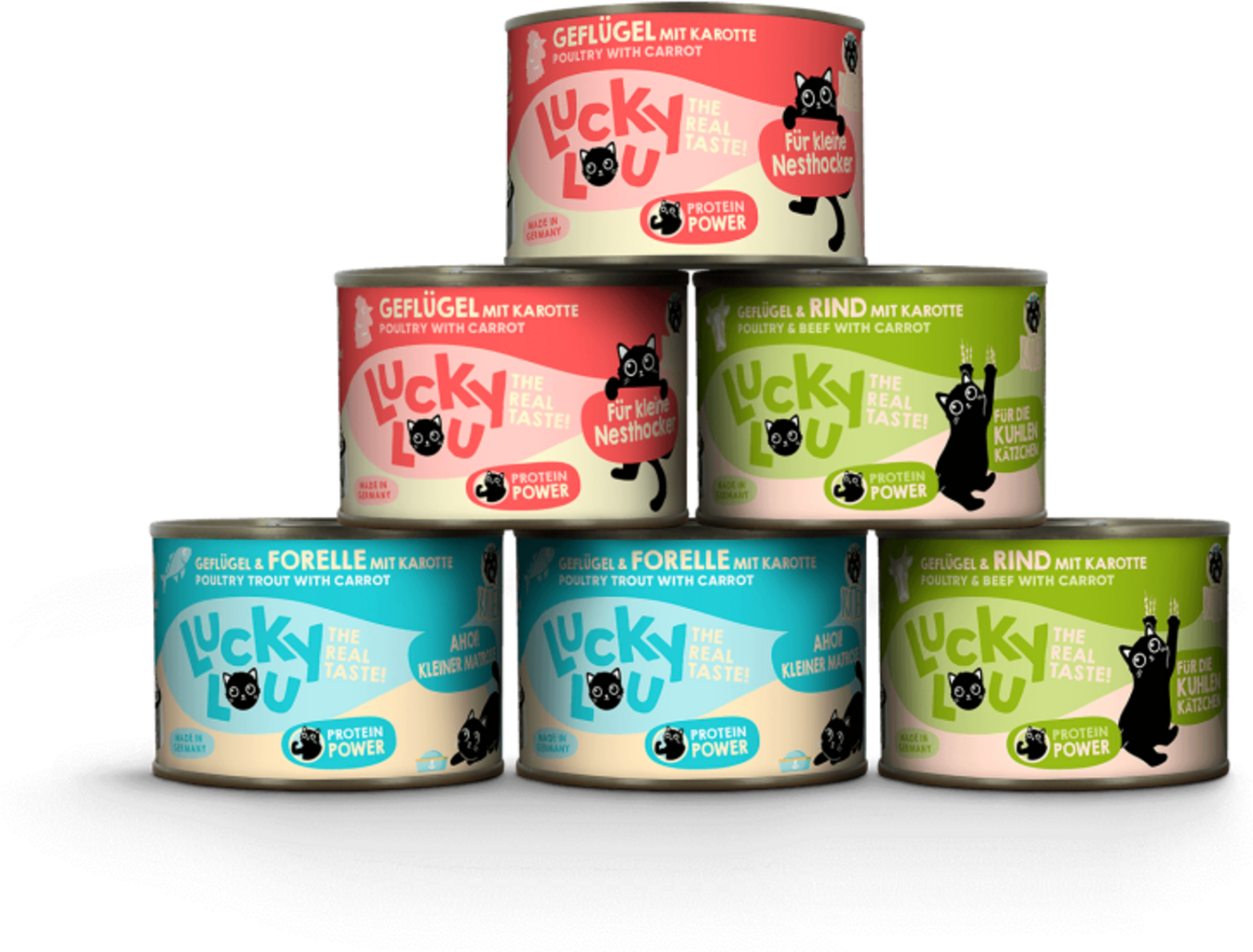 Lucky Lou Lifestage Kitten Mix-Box Dose 6x200g