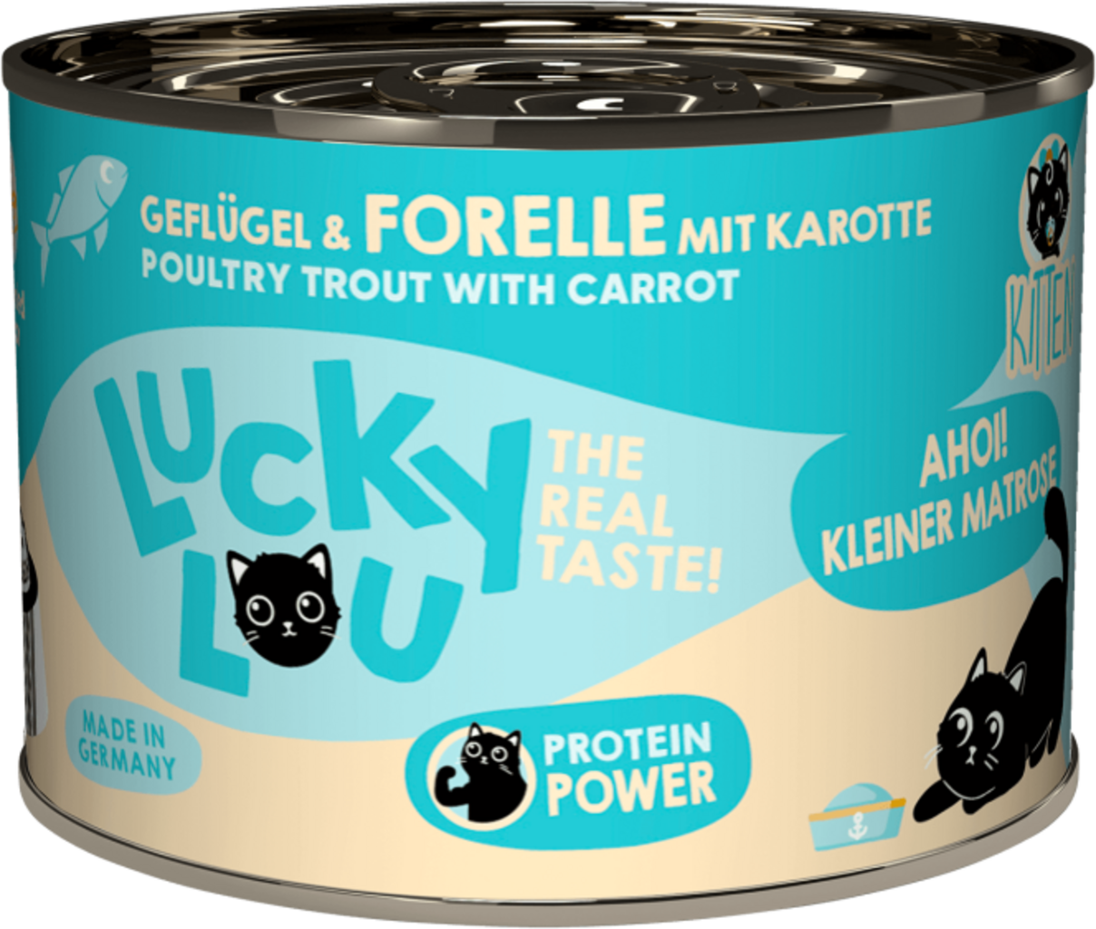 Lucky Lou Lifestage Kitten Geflügel & Forelle