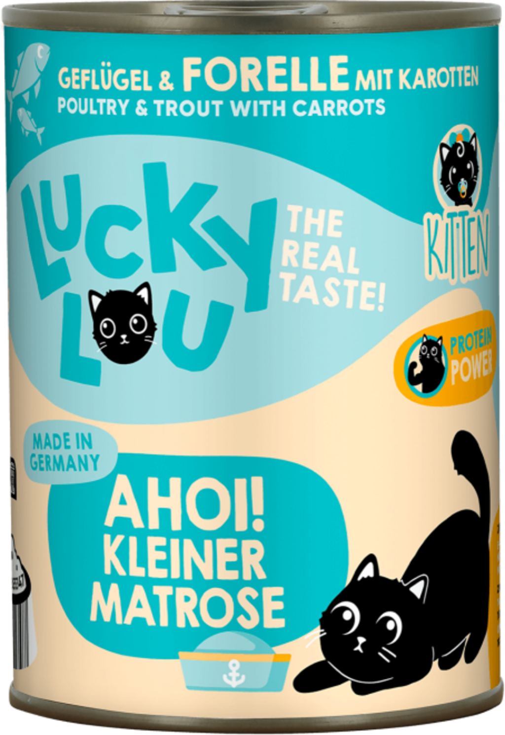 Lucky Lou Lifestage Kitten Geflügel & Forelle - 400 g