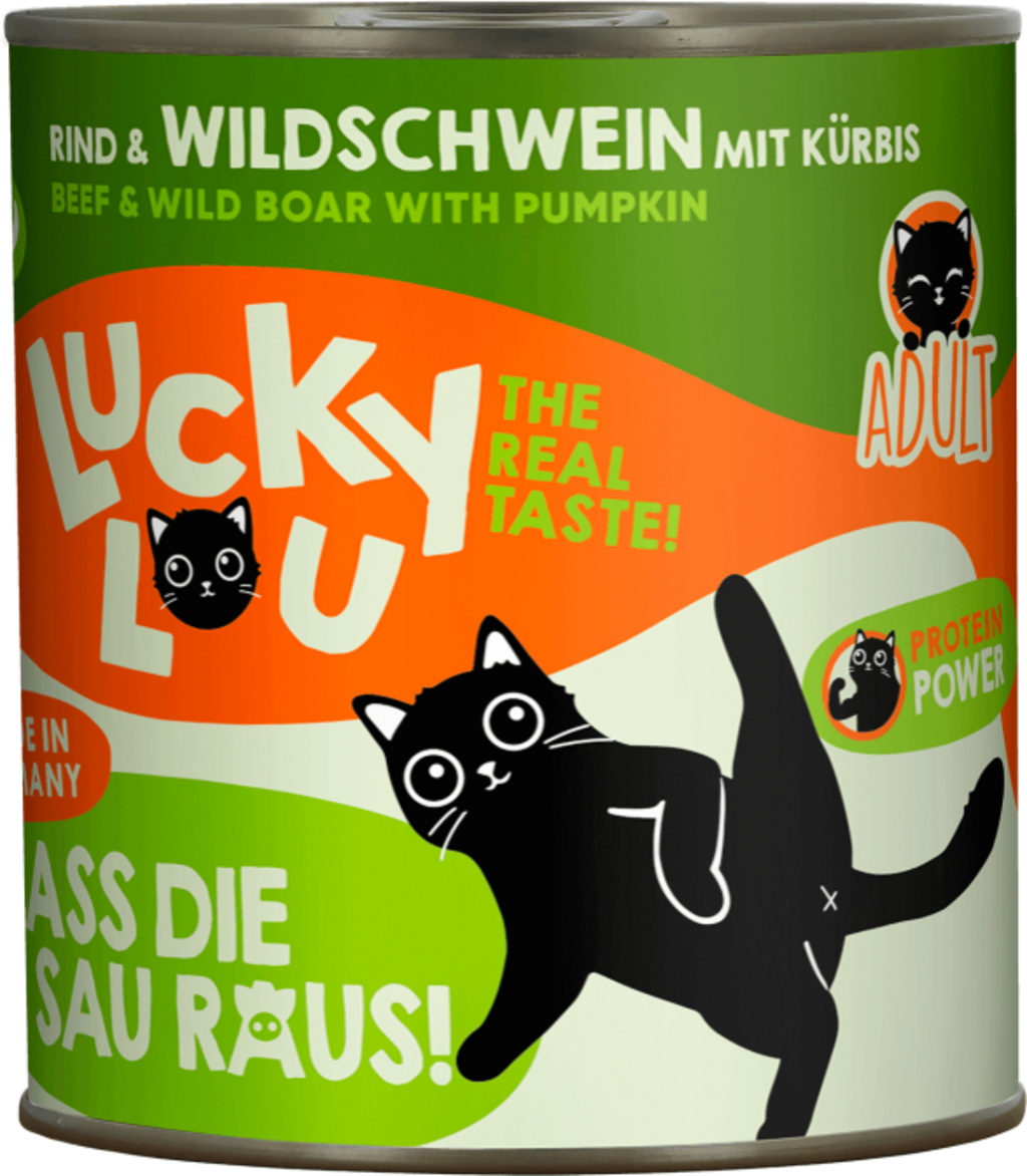 Lucky Lou Lifestage Adult Rind & Wildschwein - 800 g