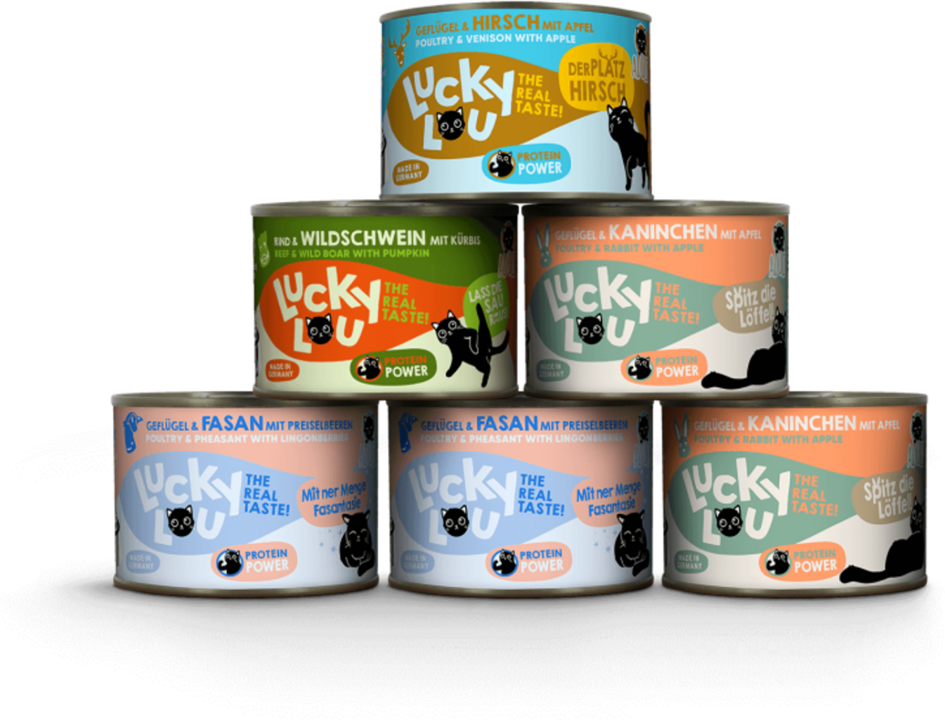 Lucky Lou Lifestage Adult Wild-Mix - 6x200 g