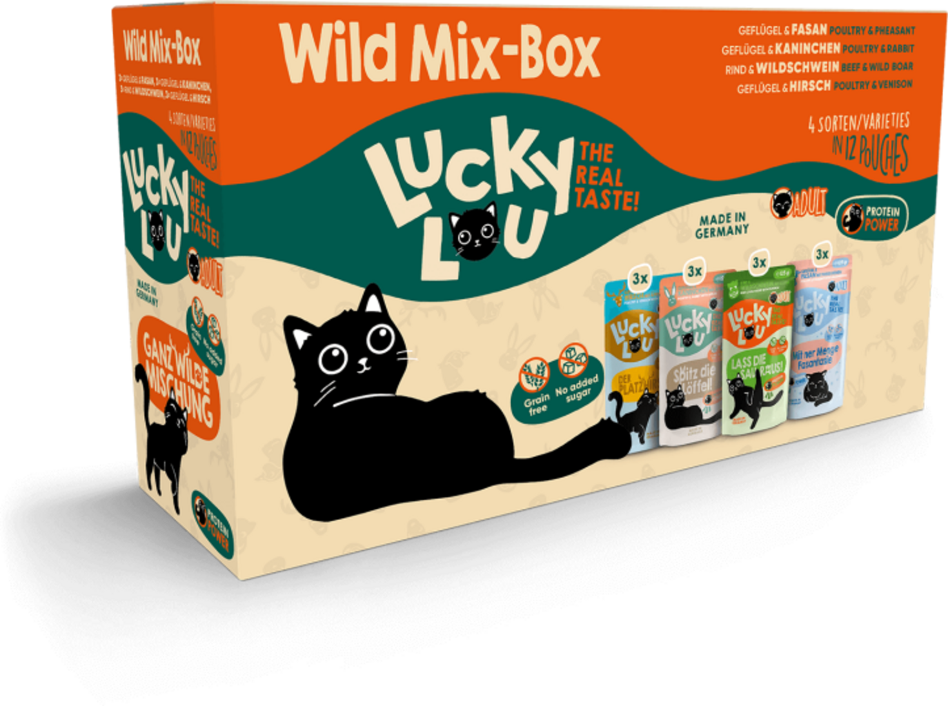 Lucky Lou Lifestage Adult Wild-Mix - 12x125g