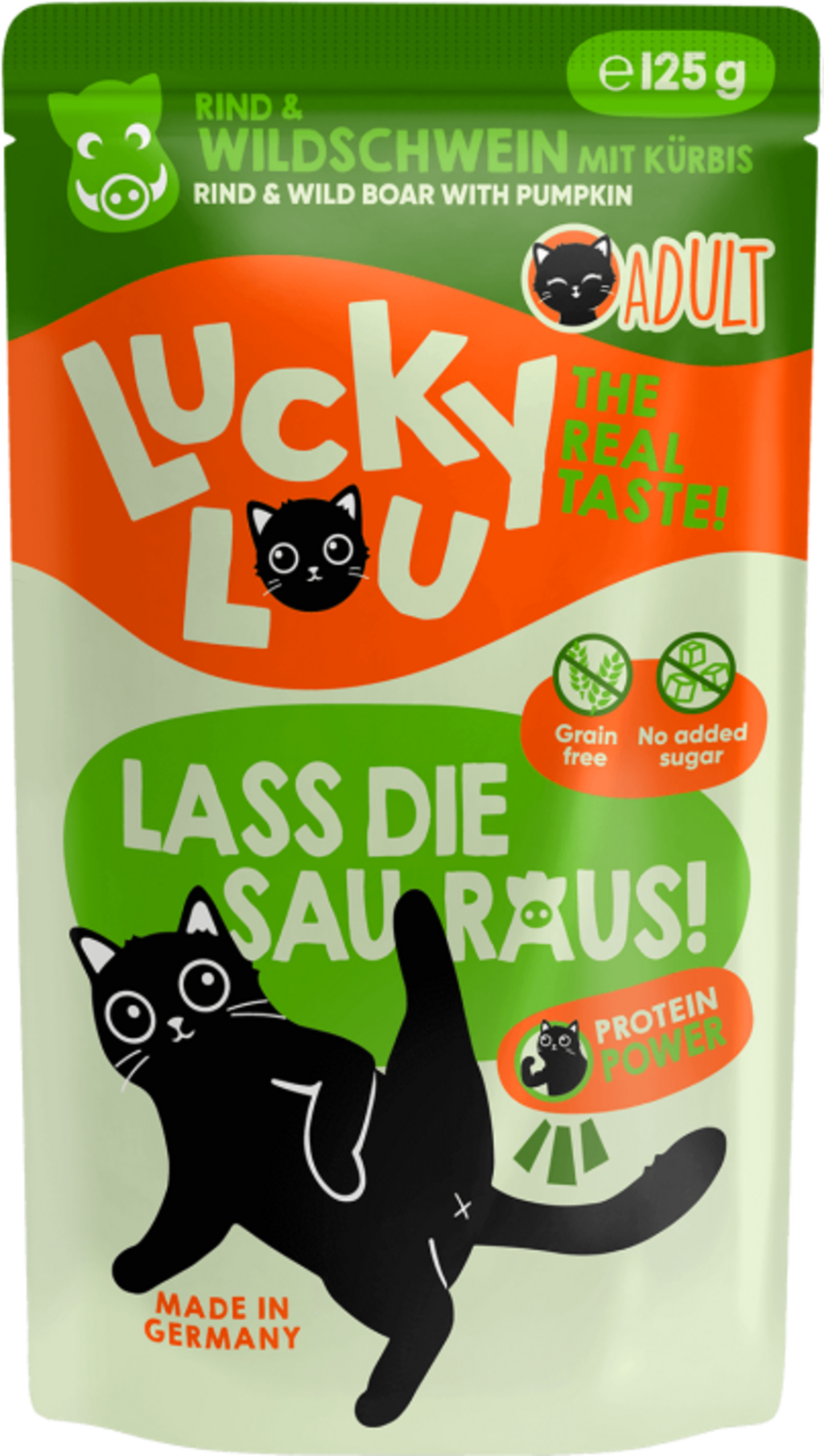 Lucky Lou Lifestage Pouch Adult Rind & Wildschwein