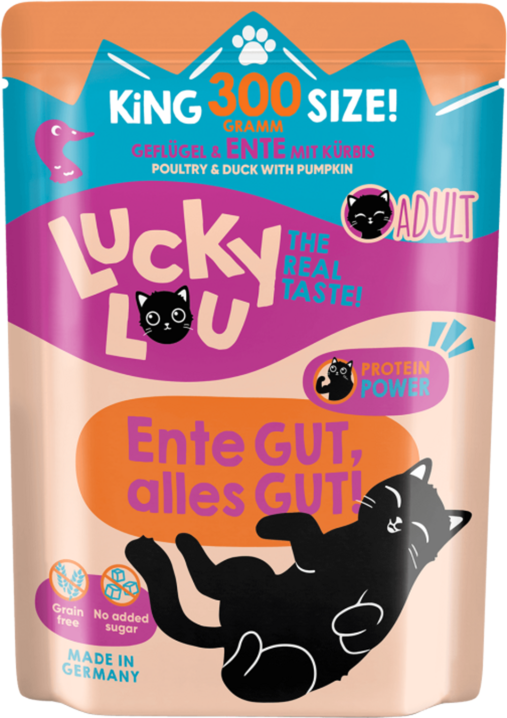 Lucky Lou Lifestage Pouch Adult Geflügel & Ente - 300 g