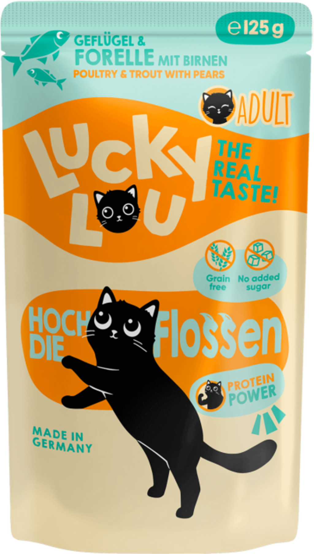 Lucky Lou Lifestage Pouch Adult Geflügel &Forelle