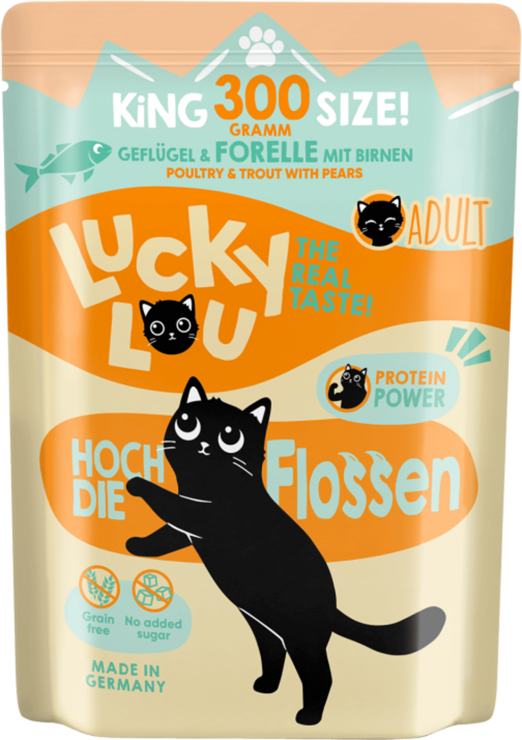 Lucky Lou Lifestage Pouch Adult Geflügel &Forelle - 300 g