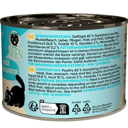 Lucky Lou Lifestage Kitten Geflügel & Forelle - 200 g