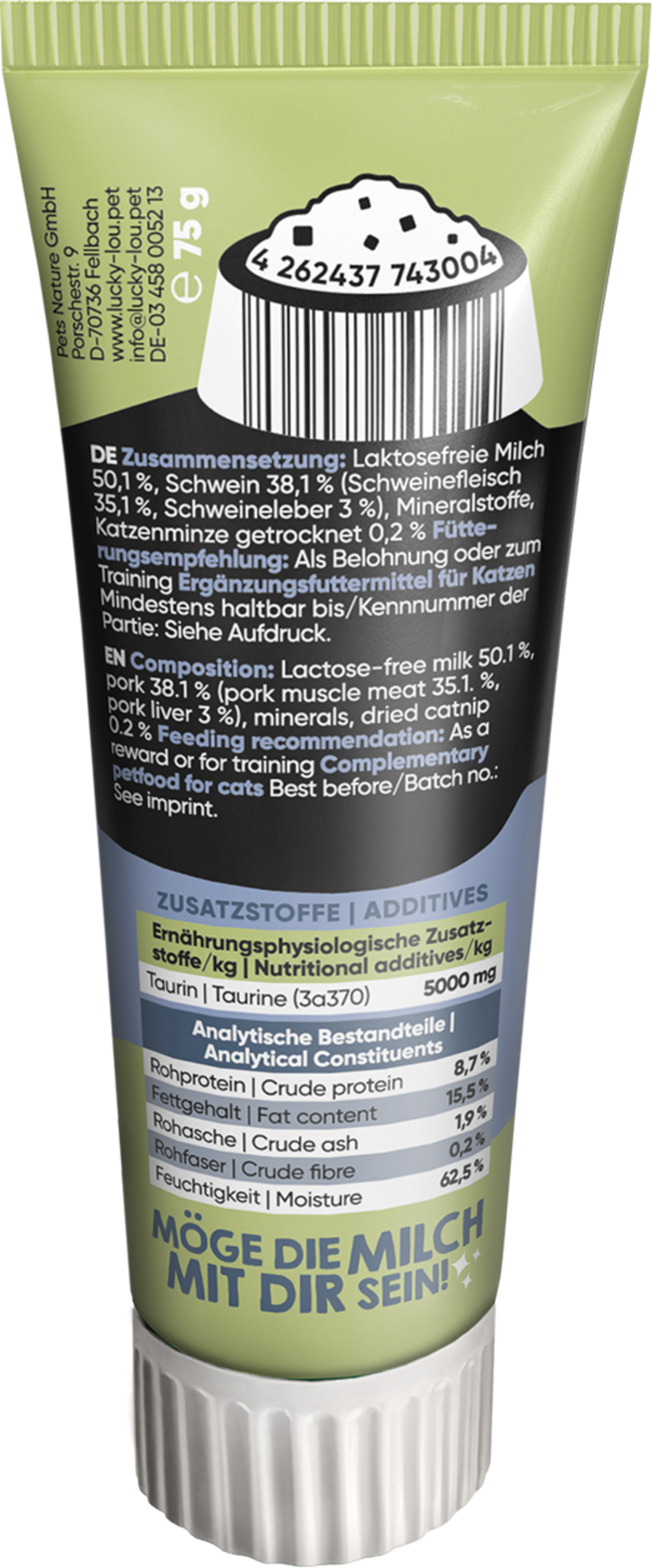 Lucky Lou Quetschkopf Milky - 75 g